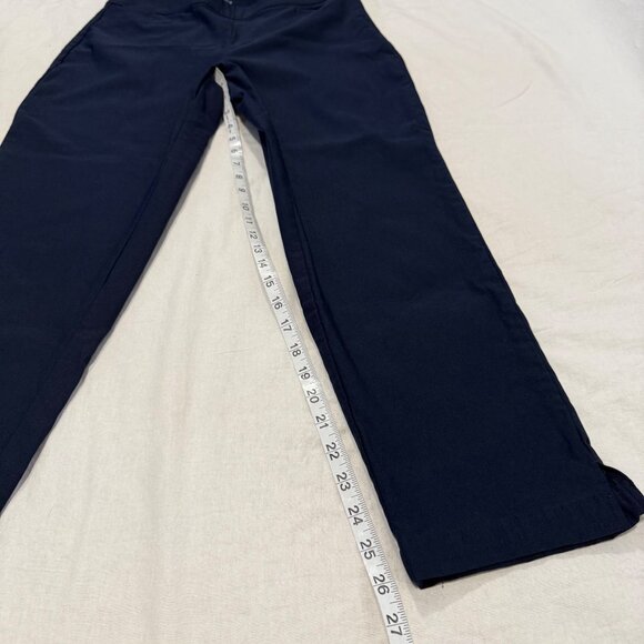 Tommy Bahama Islandzone Navy Blue Ankle Pants‎ Women's Size 8 - Picture 8 of 10